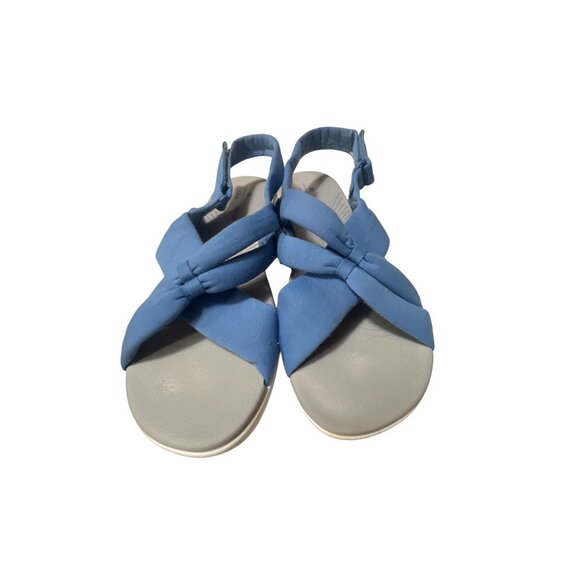 Clarks Womens Blue Slingback Sandals Size 9 Cushion Soft Lightweight Comfort Sty - Picture 2 of 7